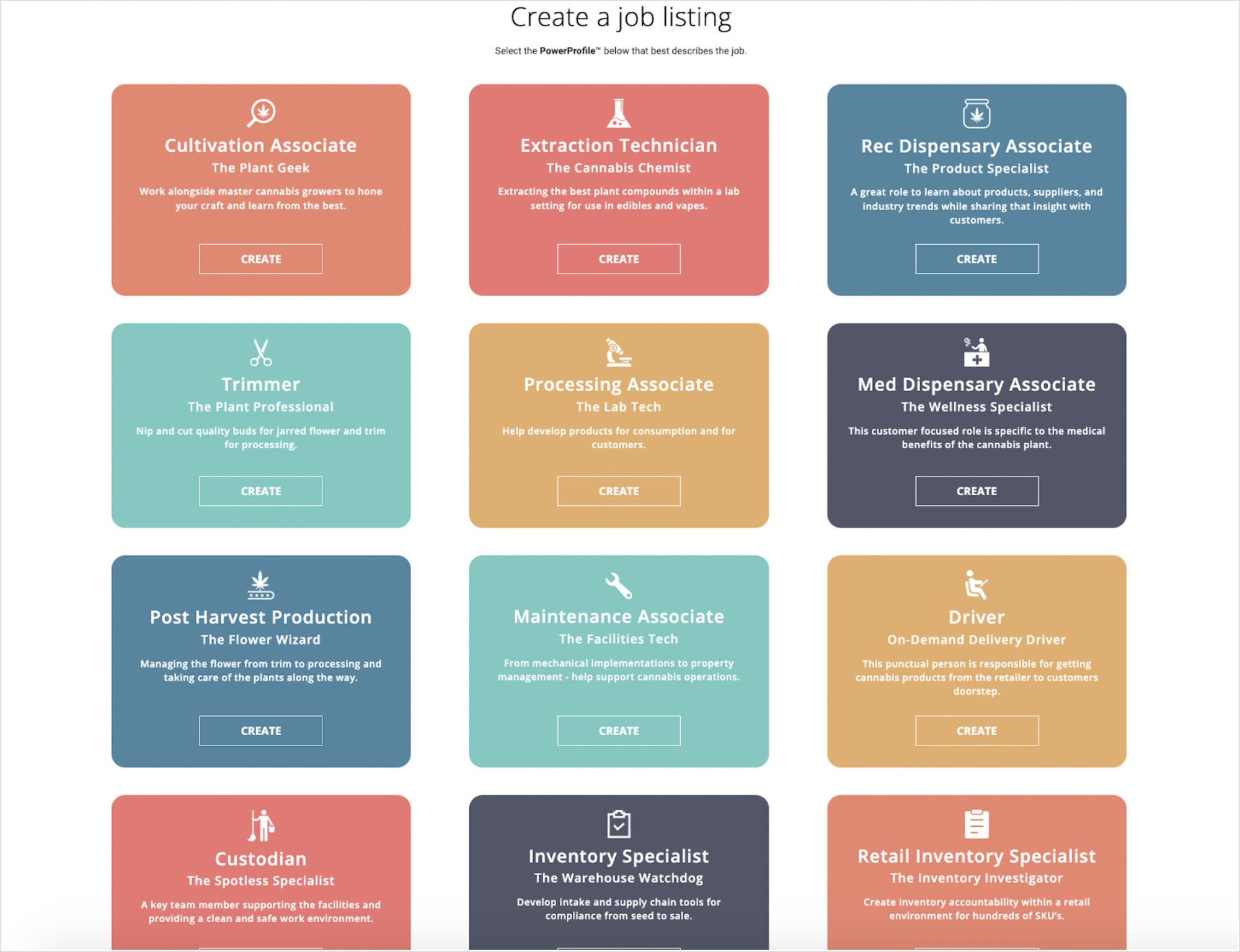 Create a job listing on the engin dashboard