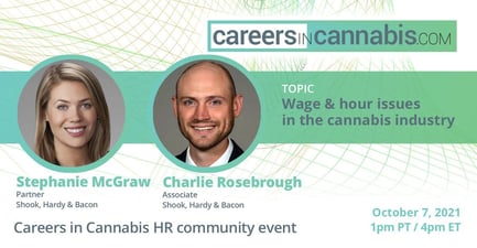 CinC Webinar - Wages & hour issues in the cannabis industry