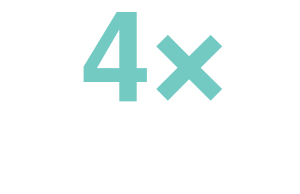 4×
increase in applicant source diversity 4×
increase in applicant source diversity